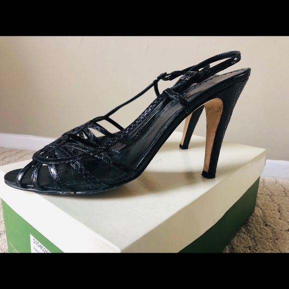 kate spade Shoes - Kate Spade Haley Snakeskin Sandals